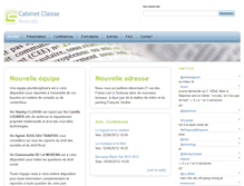 Tablet Screenshot of claisse.org